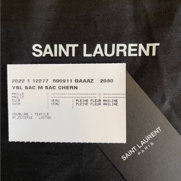 YSL Rafia Handbag - Picture 6 of 8